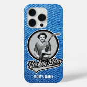 15 Pro Coque iphone de la mère de hockey (Verso)