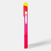 15 Pro Coque iphone de monogramme personnalisé Neon Gradi (Verso / Gauche)