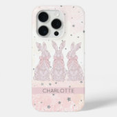 15 Pro Coque iphone lapin en dentelle personnalisé (Verso)