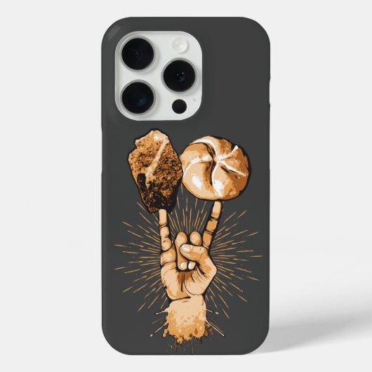 15 Pro Coque-Mate de roche et de rouleau coque iphone (Verso)