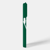 15 Pro Coque minimal initial vert moderne - coque iphone (Verso / Droite)