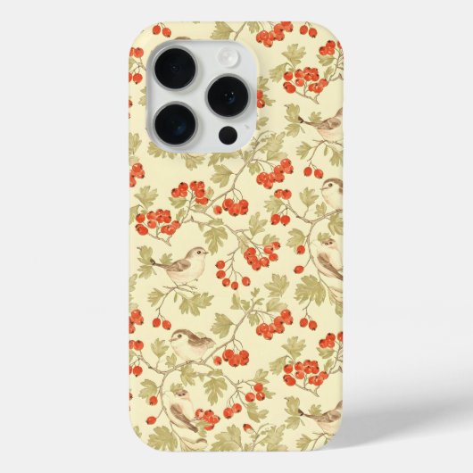 15 Pro iPhone / coque ipad mignon fleurs botaniques de pr (Verso)
