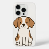 15 Pro Joli coque iphone de chien de dessin (Verso)