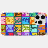 15 Pro Max Artiste | Pop Art moderne iPhone / coque ipad (Verso (horizontal))