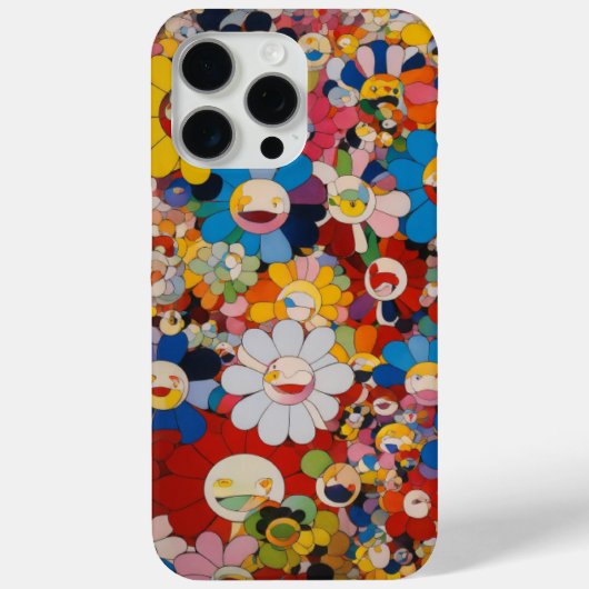 15 Pro Max beau autocollant de fleur iPhone / coque ipad (Verso)