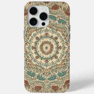 15 Pro Max Boho Floral Mandala Watercolor coque iphone