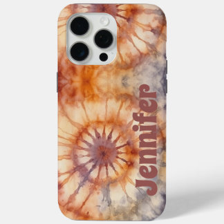 15 Pro Max Boho Tie Dye personnalisé iPhone / coque ipad