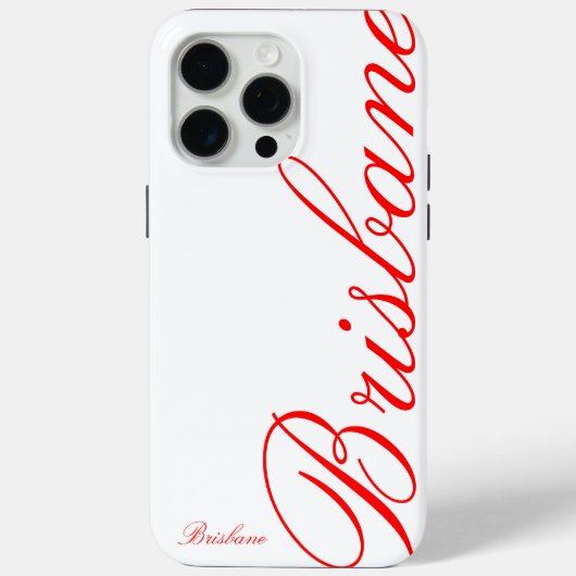 15 Pro Max Brisbane - beau coque iphone (Verso)