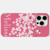 15 Pro Max Cherry Blossoms coque iphone personnalisé (Verso (horizontal))