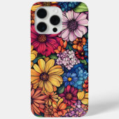 15 Pro Max Coque iphone de bouquet floral vibrant (Verso)