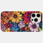 15 Pro Max Coque iphone de bouquet floral vibrant (Verso (horizontal))