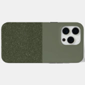 15 Pro Max Coque iphone de fractionnement vert Moss personnal (Verso (horizontal))