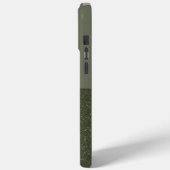 15 Pro Max Coque iphone de fractionnement vert Moss personnal (Verso / Gauche)