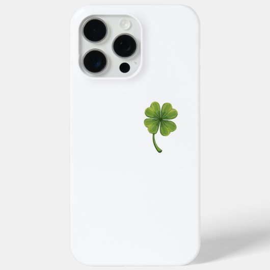 15 Pro Max coque iphone de trèfle à quatre feuilles (Verso)