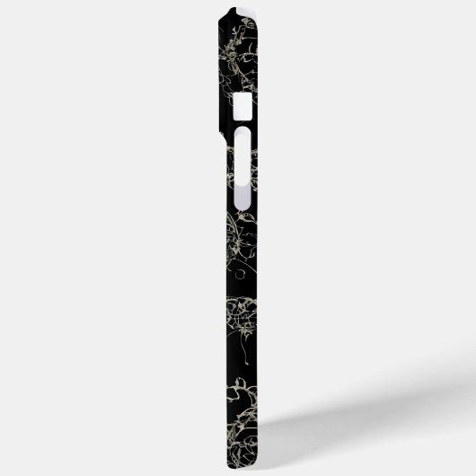 15 Pro Max Coque iphone design noir dur (Verso / Gauche)