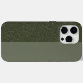 15 Pro Max Coque iphone double tonus vert mousse personnalisé (Verso (horizontal))
