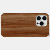 15 Pro Max Coque iphone en bois rustique - Style nature (Verso (horizontal))
