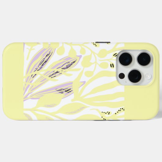 15 Pro Max Coque iphone jaune (Verso (horizontal))