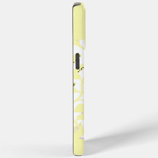 15 Pro Max Coque iphone jaune (Verso / Droite)