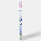 15 Pro Max Coque iphone personnalisé Pink Blue hydrangea (Verso / Gauche)