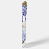 15 Pro Max Coque iphone personnalisé Purple Blue hydrangea (Verso / Droite)