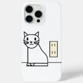 15 Pro Max Cute Cat iPhone / coque ipad (Verso)