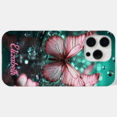 15 Pro Max Imaginaire papillon iPhone / coque ipad (Verso (horizontal))