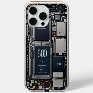 15 Pro Max Inside iPhone Component Coque - Futuristic Tech