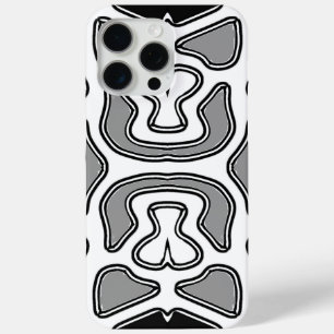15 Pro Max iPhone / coque ipad, Un design blanc et noir vibra