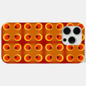 15 Pro Max orange rétro 1970 Coque-Mate coque iphone (Verso (horizontal))