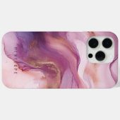 15 Pro Max Rose or violet marbre violet Coque iphone (Verso (horizontal))
