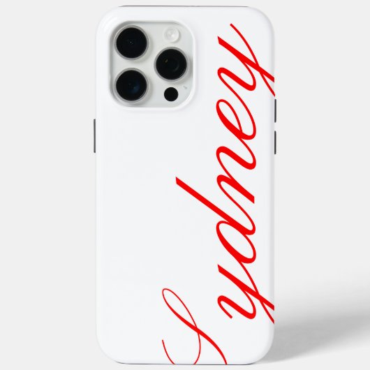 15 Pro Max Sydney - beau coque iphone (Verso)