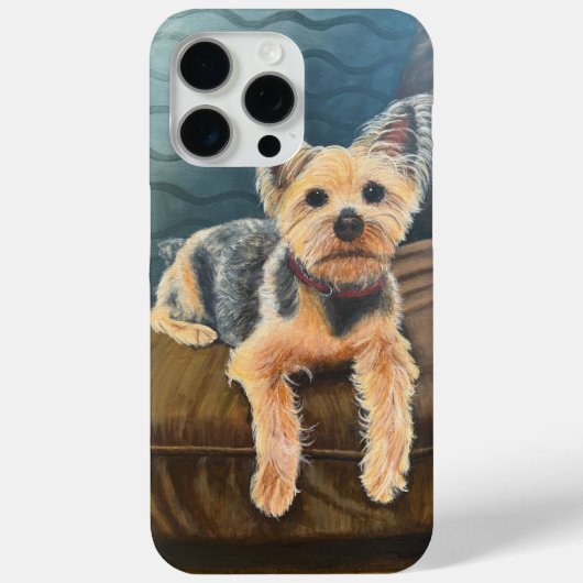 15 Pro Max Yorkie coque iphone (Verso)
