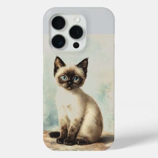 15 Pro Sweet Siamese Kitten iPhone / coque ipad (Verso)