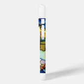 15 Pro Verre tendu + Croix Pomme iphone clair coque (Verso / Gauche)