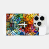 15 Pro Verre tendu + Croix Pomme iphone clair coque (Verso (horizontal))