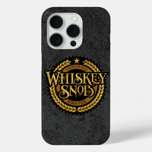 15 Pro Whiskey Snob Coque-Mate coque iphone (Verso)