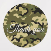 15-set Camouflage Green, Brown, Tan & Black Labels (Design 1)