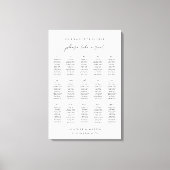 15 Tabellen Neem een spreidingskaart Canvas Afdruk (Voorkant)