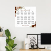 15 Tableau Automne Rouille Rose Siège Mariage Tabl (Bureau à domicile)