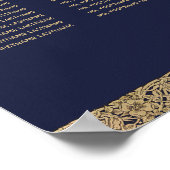 15 Tableau Élégant Marine Bleu Gold Siège graphiqu (Coin)