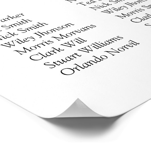 15 Tableau Élégant Tableau de sièges mariage moder (Coin)