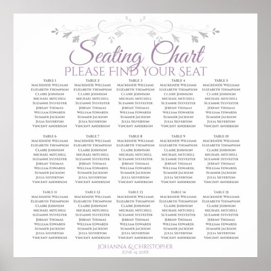 15 Tableau Lavande sur le Mariage blanc (Devant)