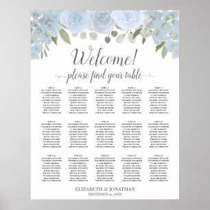 15 Tableau Roses gris bleu pâle