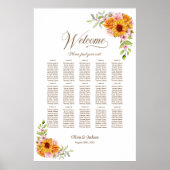 15 Tableau Tableau Mariage floral rose jaune (Devant)