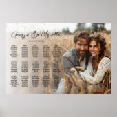 15 tableaux Tableau de sièges photo mariage (Devant)