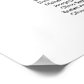 15 Tafels Ons favoriete zitplaatsindelingplan voor Poster (Hoek)