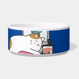 15 uur later Lazy Cat Bowl Voerbakje