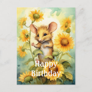 15 van de 17 Sunflower Garden Miceville Briefkaart