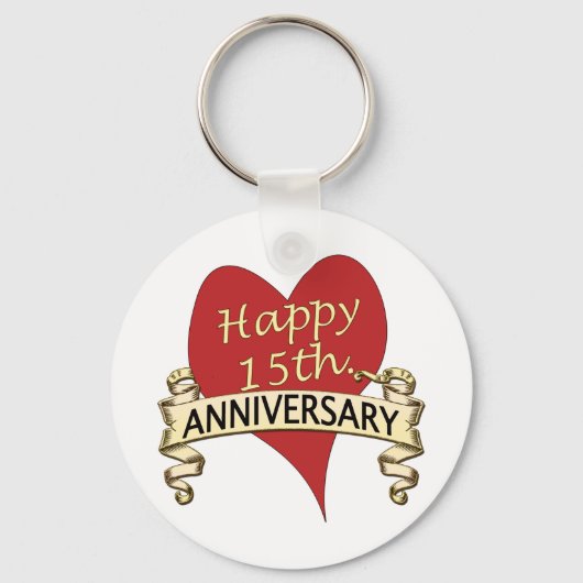 15. Verjaardag Sleutelhanger (Voorkant)